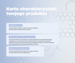 Karta charakterystyki dla produktu