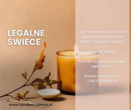 Kurs Online Legalne Świece - 23.11.2024 g. 15:00