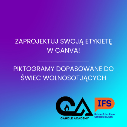 Plik Canva Etykieta dla świec wolnostojących