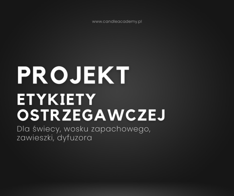 Projekt etykiety ostrzegawczej - Usługa